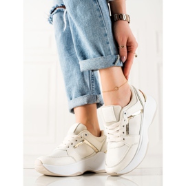 Diamantique Baskets beiges 1