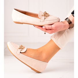 Seastar Mocassins à décor doré beige 1 Seastar Mocassins à décor doré beige 1