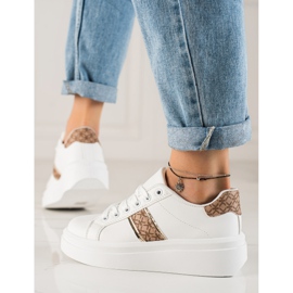 TRENDI Baskets blanches à la mode 2
