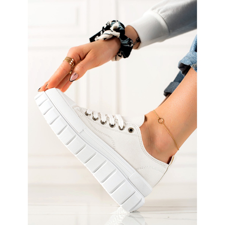 W. Potocki Baskets sur la plateforme Potocki blanche 1