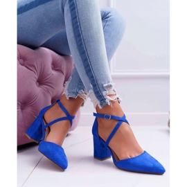 PS1 Escarpins à talons pour femmes en Spitz Bleuet Cosmo 1