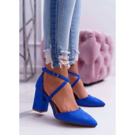 PS1 Escarpins à talons pour femmes en Spitz Bleuet Cosmo 3