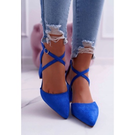 PS1 Escarpins à talons pour femmes en Spitz Bleuet Cosmo 2