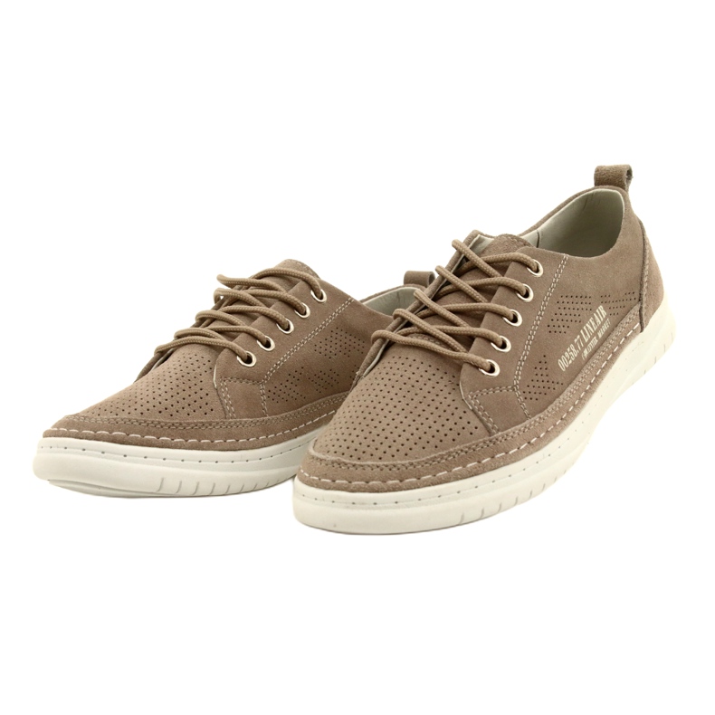 Chaussures de sport pour femmes News 22PB33-4636 beige 2