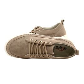 Chaussures de sport pour femmes News 22PB33-4636 beige 4