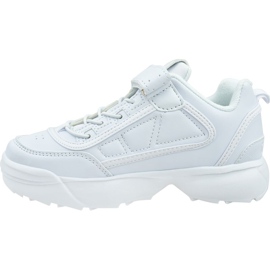 Chaussures Kappa Rave Nc K Jr 260782K-1010 blanche 1