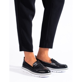 Goodin Mocassins décontractés confortables le noir 1