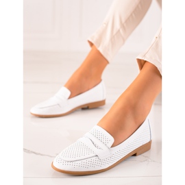 Goodin Seigneurs de cuir ajouré blanc 1