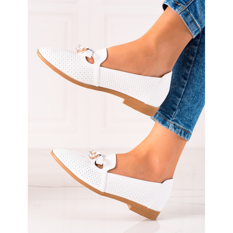 Goodin Seigneurs blancs en cuir blanche 1