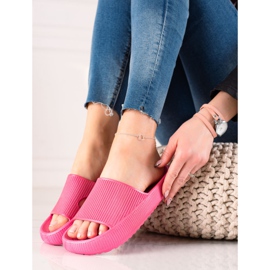 TRENDI Pantoufles Roses 1