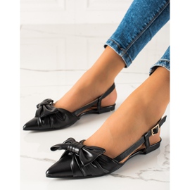 Seastar Sandales En Spitz Avec Un Nœud noir 1