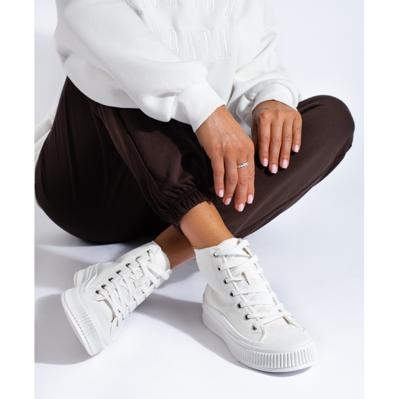 Seastar Baskets décontractées hautes blanche 1