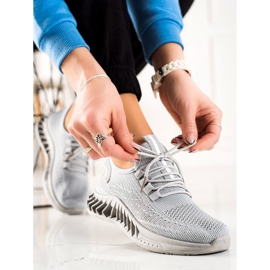 TRENDI Chaussures de sport grises 1