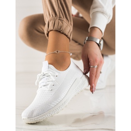 TRENDI Chaussures de sport décontractées blanche 2 TRENDI Chaussures de sport décontractées blanche 2