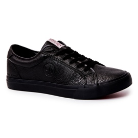 Baskets en cuir pour homme Cross Jeans JJ1R4022C Noir 1