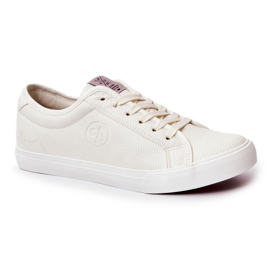 Baskets Homme Cuir Cross Jeans JJ1R4023C Blanc 1