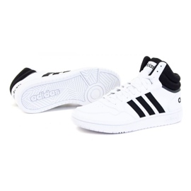 Chaussures Adidas Hoops 3.0 Mid M GW3019 blanc 1