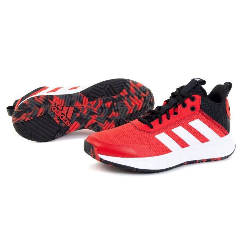 Chaussures Adidas Ownthegame 2.0 GW5487 rouge 1