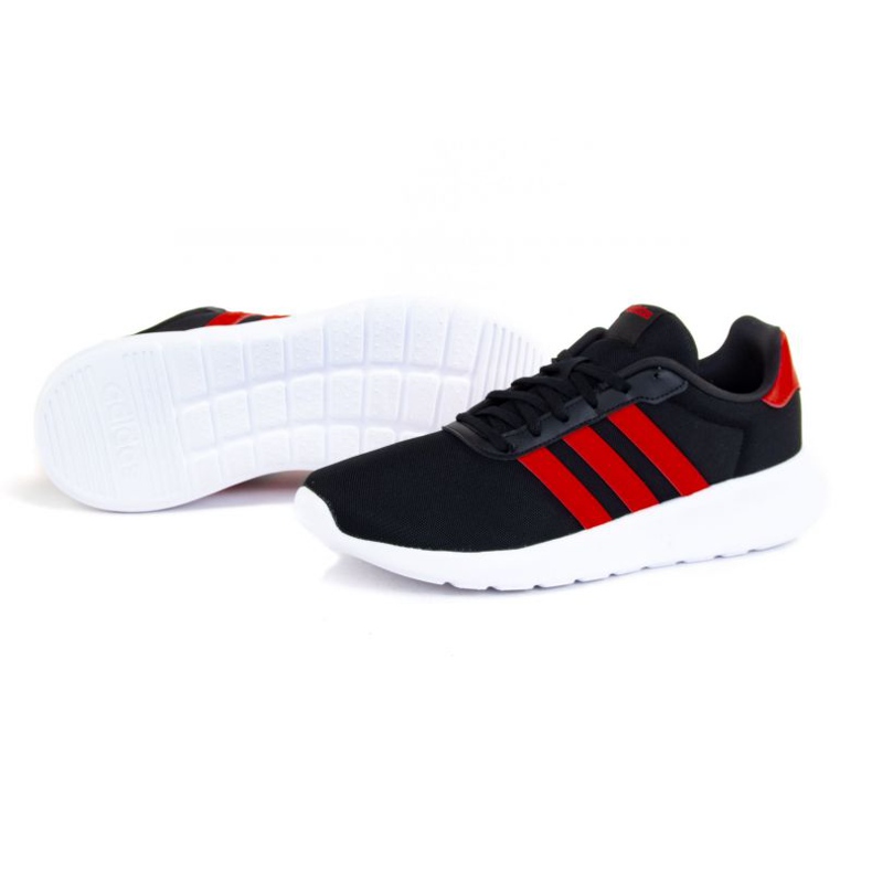 Chaussures Adidas Lite Racer 3.0 M GY3099 le noir rouge 1