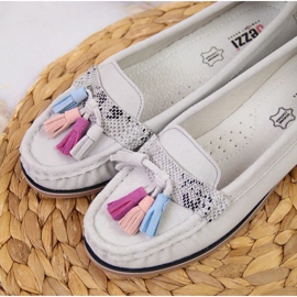 Evento Mocassins gris à franges Jezzi W JEZ328B 2