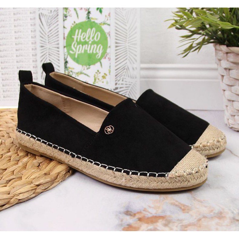 Espadrilles à enfiler eVento W EVE345A noir le noir 2