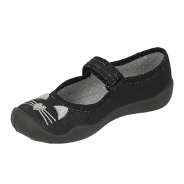 Chaussures enfant Befado 114X450 noir argent 2