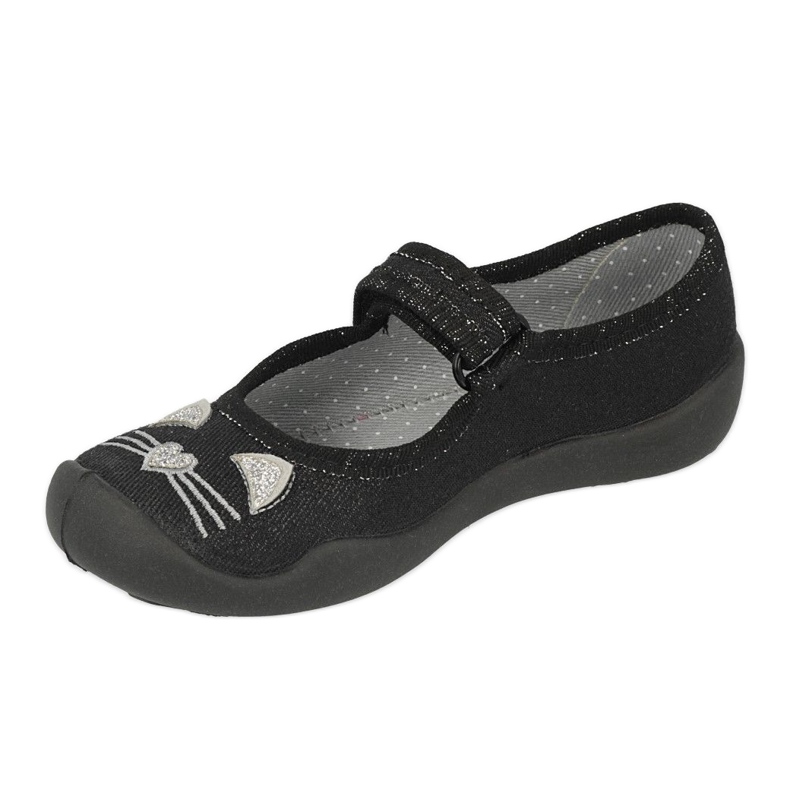 Chaussures enfant Befado 114X450 noir argent 2
