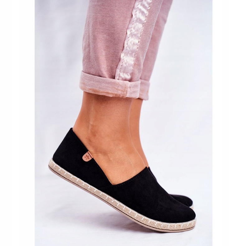 Espadrilles noires pour femme News 20TX022416 3