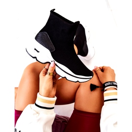 PS1 Chaussures de sport noires Bailee High Sock 1