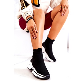 PS1 Chaussures de sport noires Bailee High Sock le noir 2