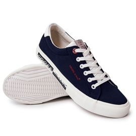 Baskets classiques à la mode Cross Jeans JJ1R4028C bleu marine 9