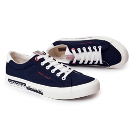 Baskets classiques à la mode Cross Jeans JJ1R4028C bleu marine 7