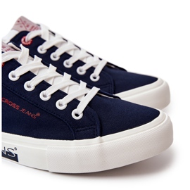 Baskets classiques à la mode Cross Jeans JJ1R4028C bleu marine 6
