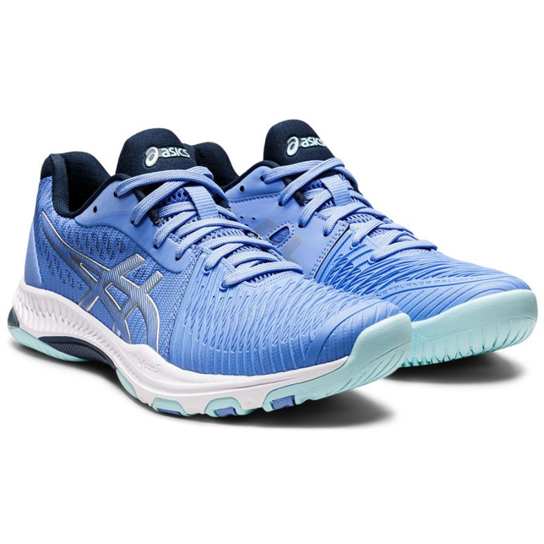 Asics Netburner Ballistic Ff 2 W 1052A033 408 chaussures de volley-ball bleu bleu 1