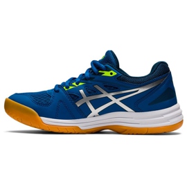Asics Upcourt 4 Gs Jr 1074A027 405 chaussures de volley-ball bleu bleu 1