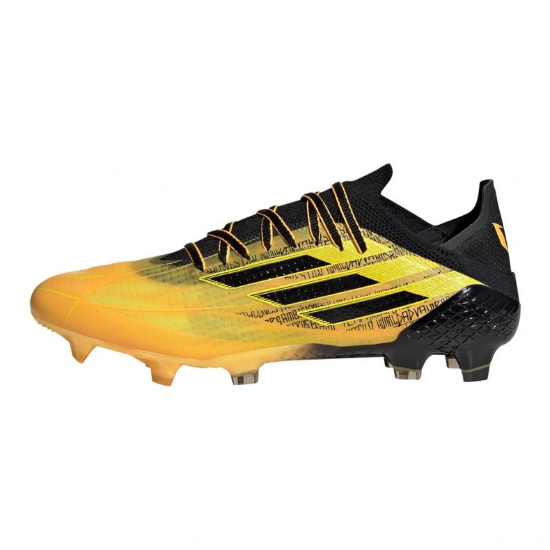 Adidas X Speedflow Messi.1 Fg M GW7417 chaussures de football jaune jaunes 1