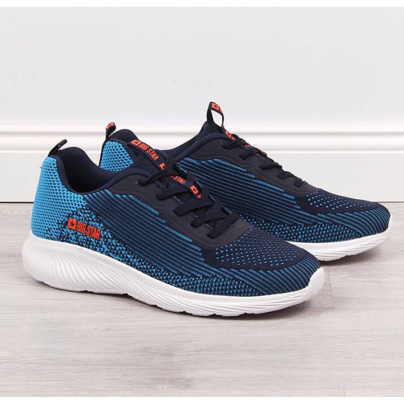 Chaussures de sport Big Star M JJ174284 bleu marine 1
