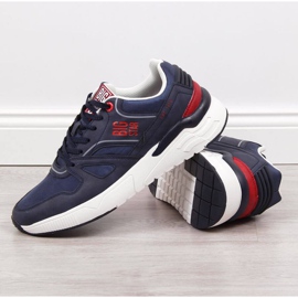 Chaussures de sport décontractées Big Star M JJ174277 bleu marine 2