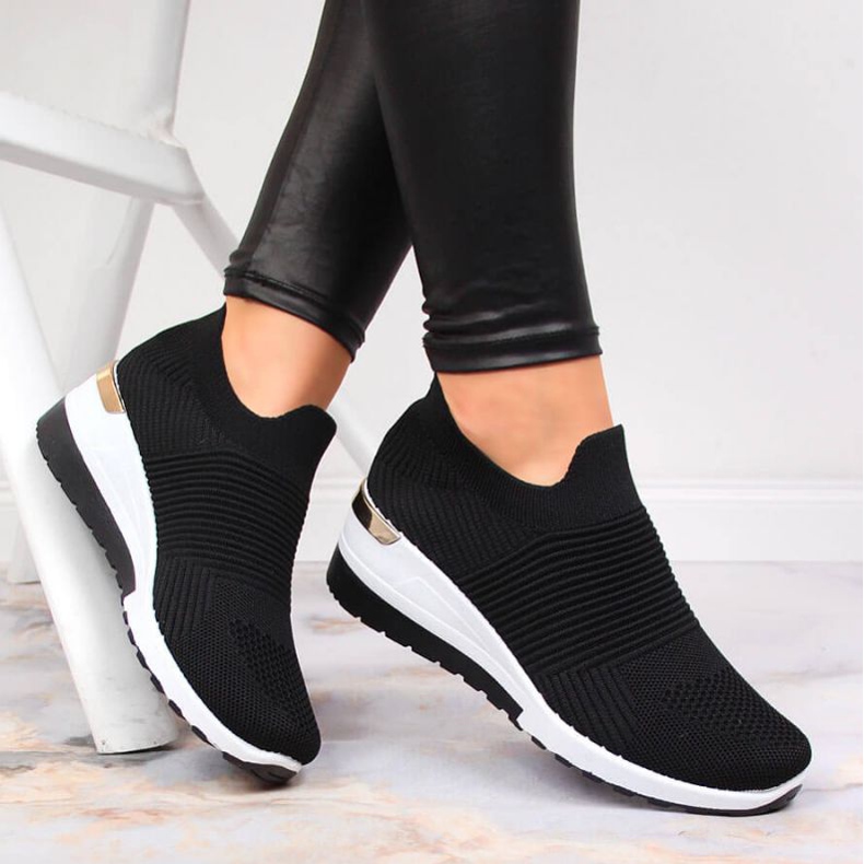 Baskets chaussettes à enfiler McKeylor W JAN95B noir le noir 2