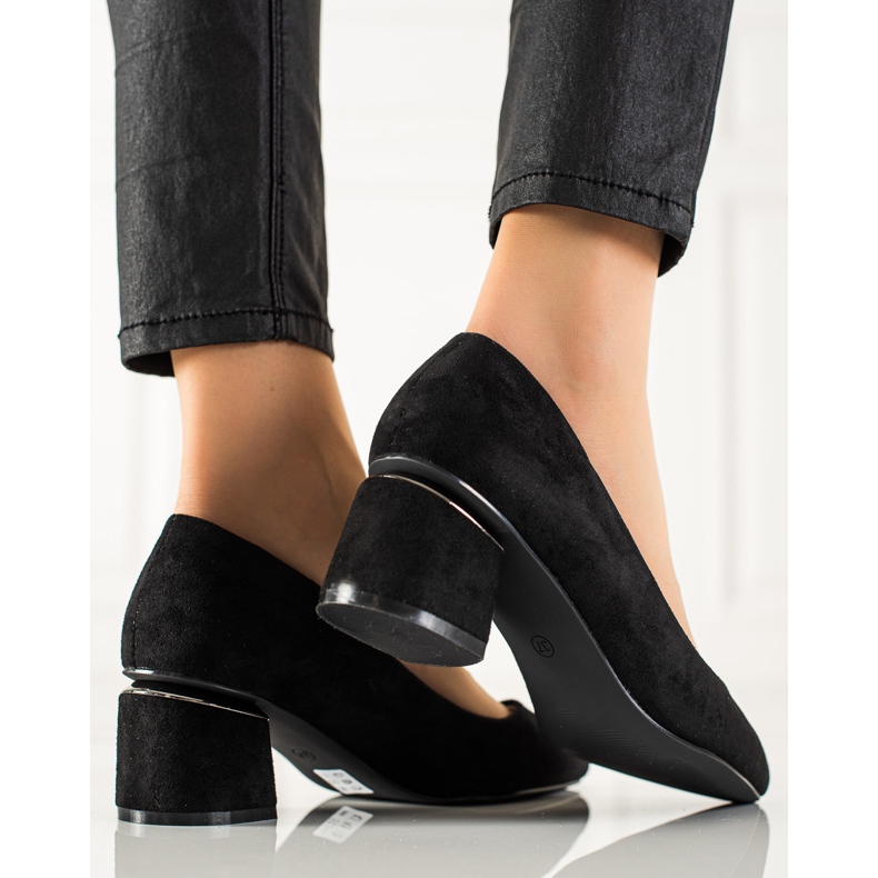 Seastar Escarpins en daim noir 1