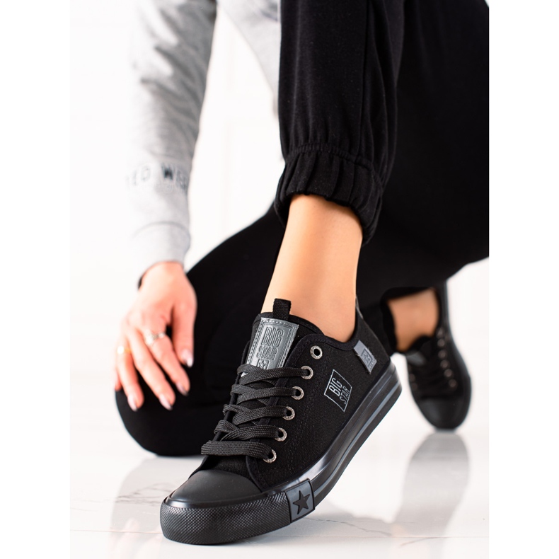 Baskets Big Star pour femmes JJ274257 noir 1