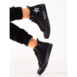 Baskets Montantes Femme Big Star JJ274380 noir 1