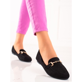 Mocassins VINCEZA élégants noirs 1