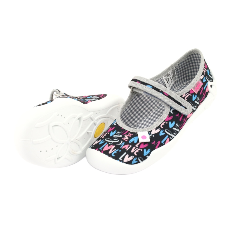 Chaussures pour enfants Befado 114Y373 le noir multicolore 5
