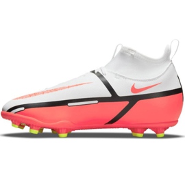 Chaussure de football Nike Phantom GT2 Club Dynamic Fit FG / MG Jr DC0822 167 blanche 1