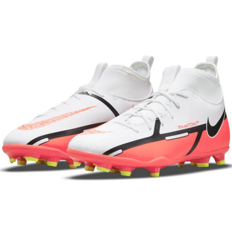 Chaussure de football Nike Phantom GT2 Club Dynamic Fit FG / MG Jr DC0822 167 blanche 2