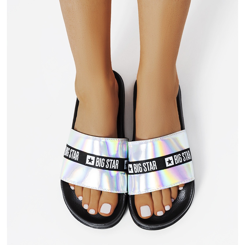 Chaussons argentés Big Star GG274A005 1