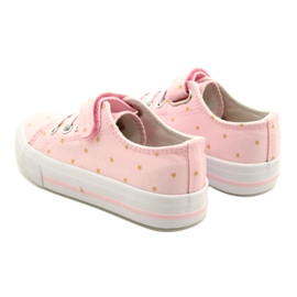 Baskets Avec Velcro Silver Atletico Stars WY21383 Rose doré 5