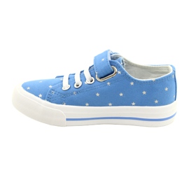 Baskets Velcro Silver Stars Atletico WY21383 Bleu 1
