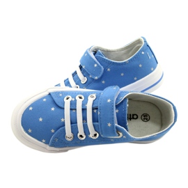 Baskets Velcro Silver Stars Atletico WY21383 Bleu 4